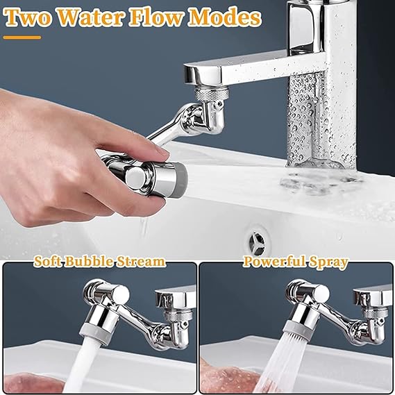 1080° Rotating Faucet Nozzle,Water Saving Tap Nozzle