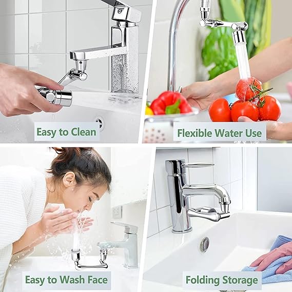 1080° Rotating Faucet Nozzle,Water Saving Tap Nozzle