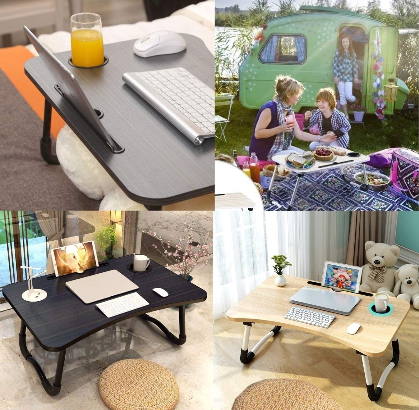 Wooden Laptop Table - Laptop Stand