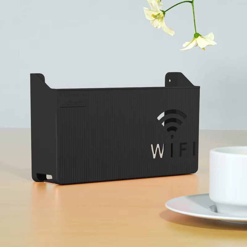 WiFi Router Shelf & Cable Organizer , Power Strips & Cables