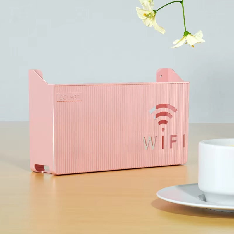 WiFi Router Shelf & Cable Organizer , Power Strips & Cables