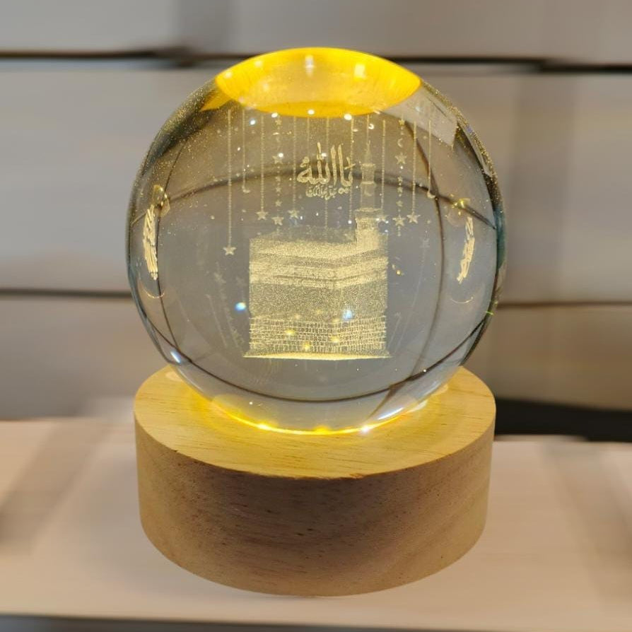 3D Khana Kaba Shape Night Lamp