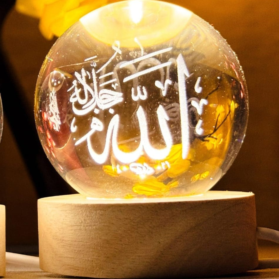Islamic Crystal Table Lamp
