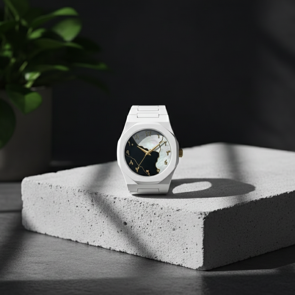 White Aura Watch|Comfortable Strap|With Box