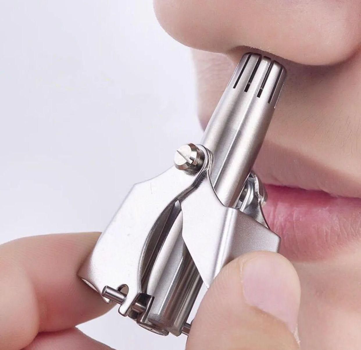 Manual Nose Hair Trimmer, Pain-Free Grooming Tool