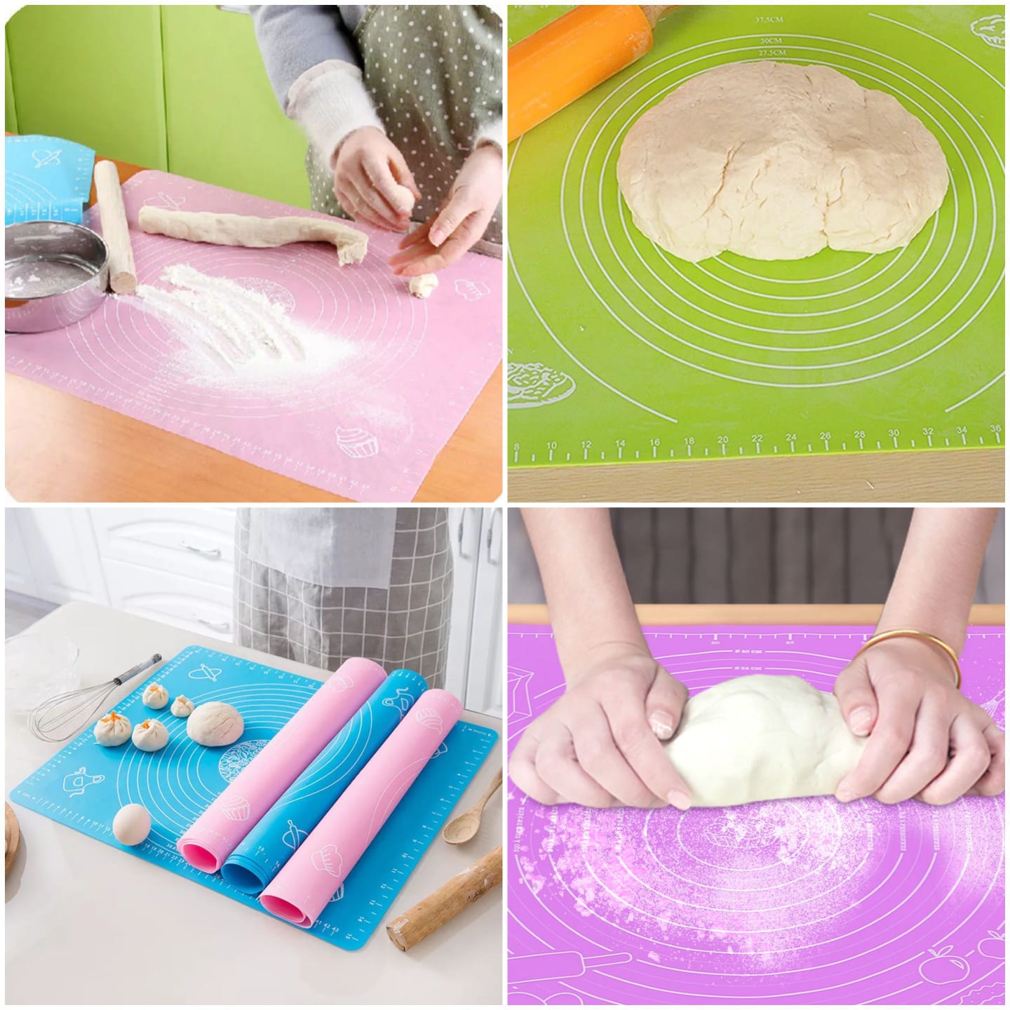 Silicone Baking Roti Mat With Measurements