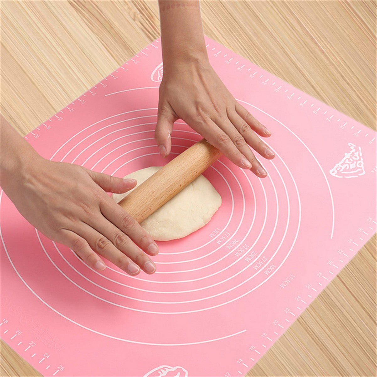 Silicone Baking Roti Mat With Measurements