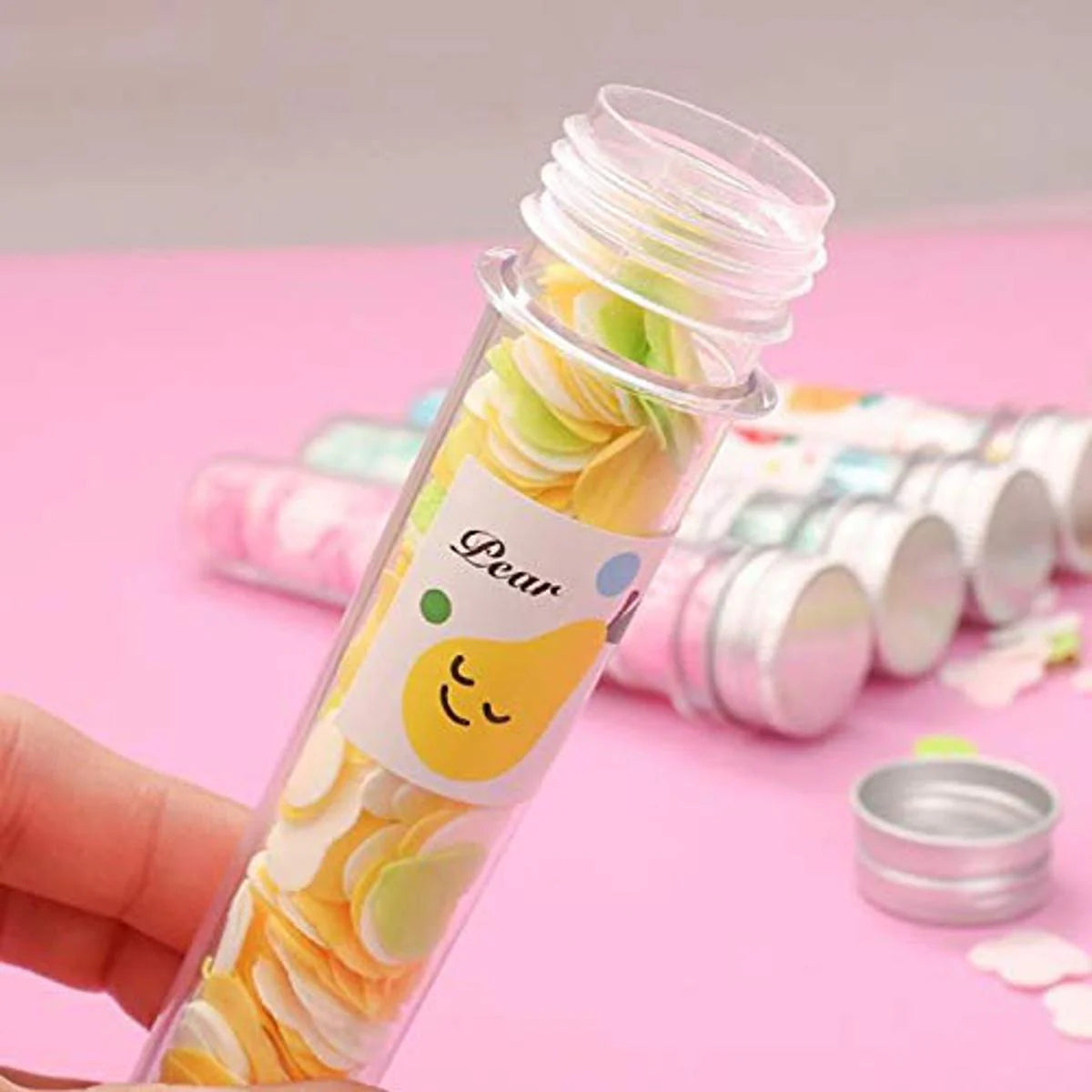 120pcs Disposable Paper Flower Soap Tube | Travel-Friendly Pocket Soap Flakes