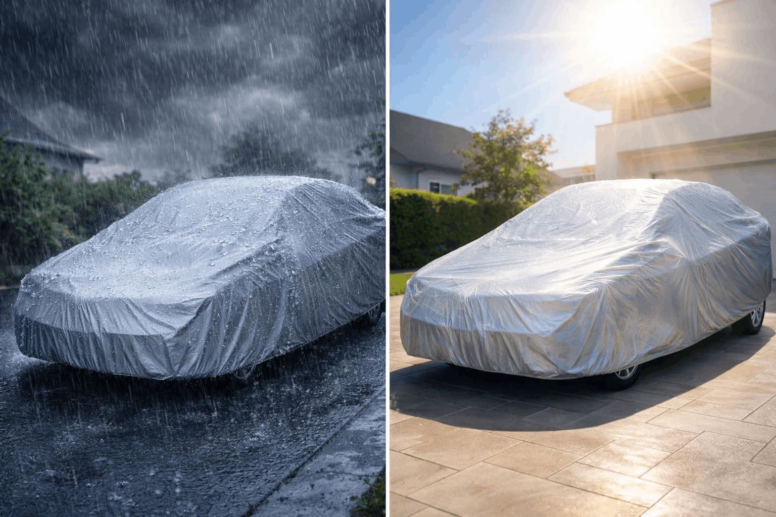 Toyota Corolla (2006–2023) Silver Parachute Car Top Cover