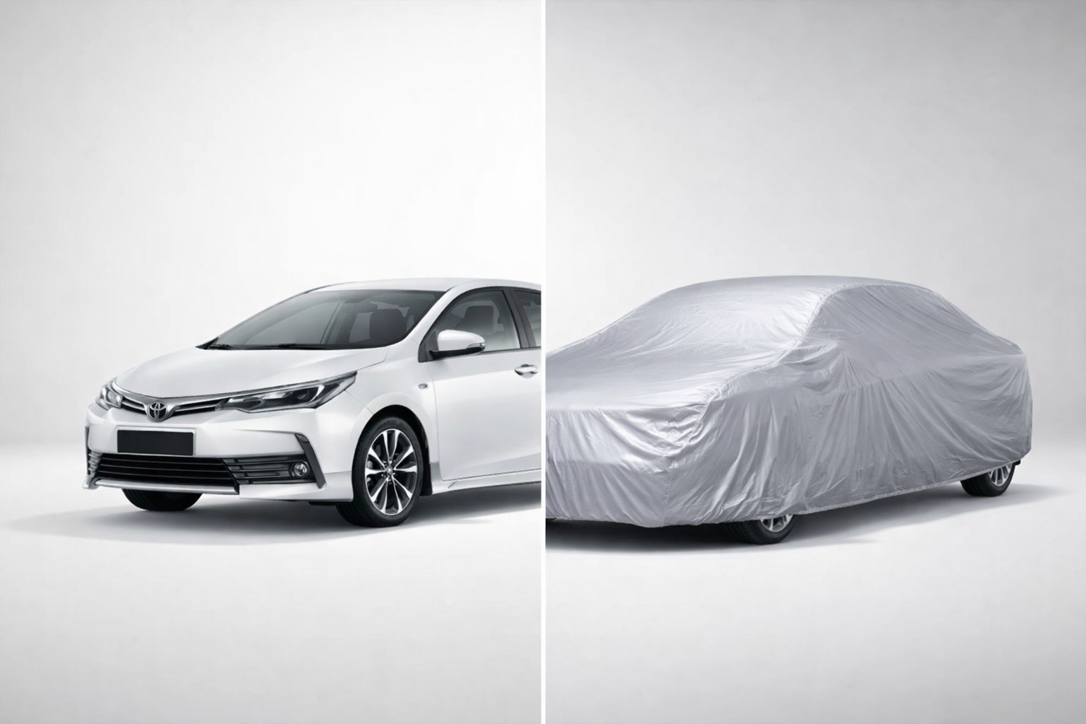 Toyota Corolla (2006–2023) Silver Parachute Car Top Cover