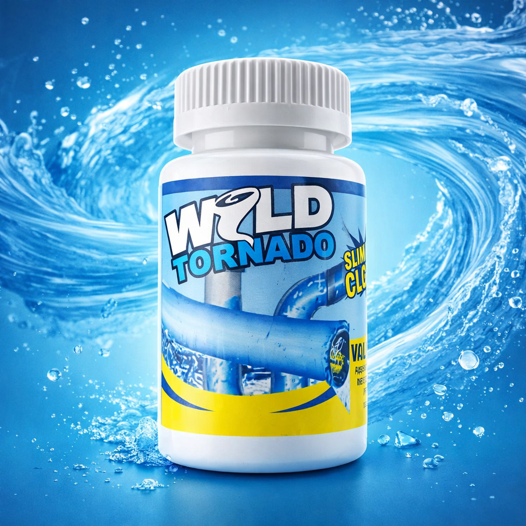 Wild Tornado Sink and Drain Cleaner for Kitchen Toilet Pipeline Quick Cleaning Tool