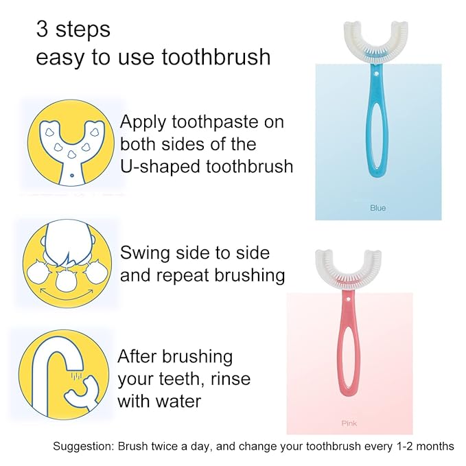 U-Shaped Kids Toothbrush