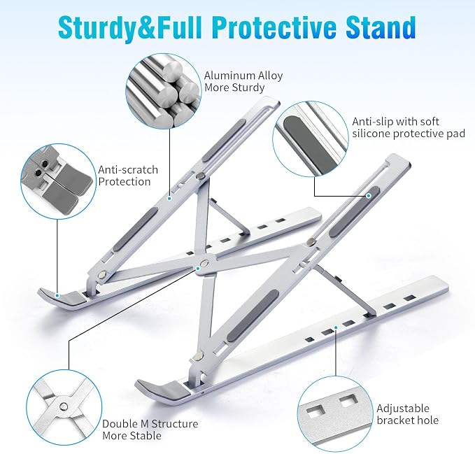 Adjustable Foldable Laptop Stand