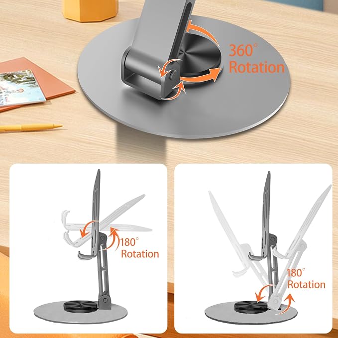 Adjustable 360° Metal Phone Stand