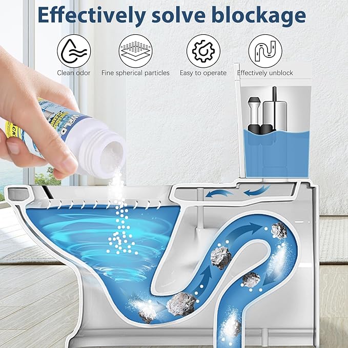 Wild Tornado Sink and Drain Cleaner for Kitchen Toilet Pipeline Quick Cleaning Tool