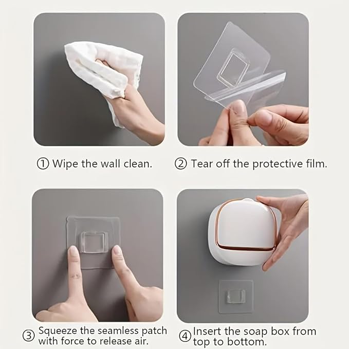 Luxury Soap Holder With Drain Tray