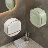 1pc Wall - Mounted Flip - Top Soap Holder with Drain  - draining for Shower, Bath & Kitchen -Random Colour