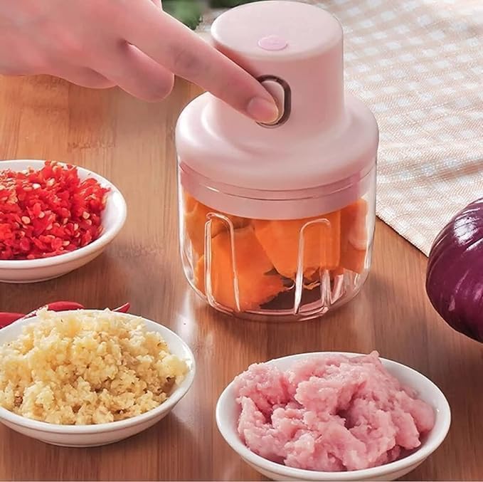 Mini Electric Food Chopper  | Electric Garlic Chopper & Grinder