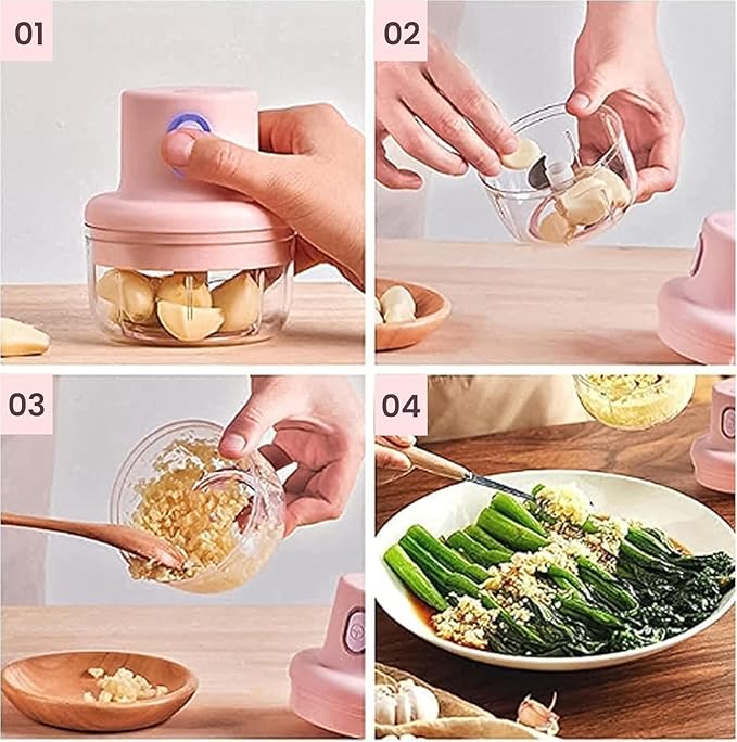 Mini Electric Food Chopper  | Electric Garlic Chopper & Grinder