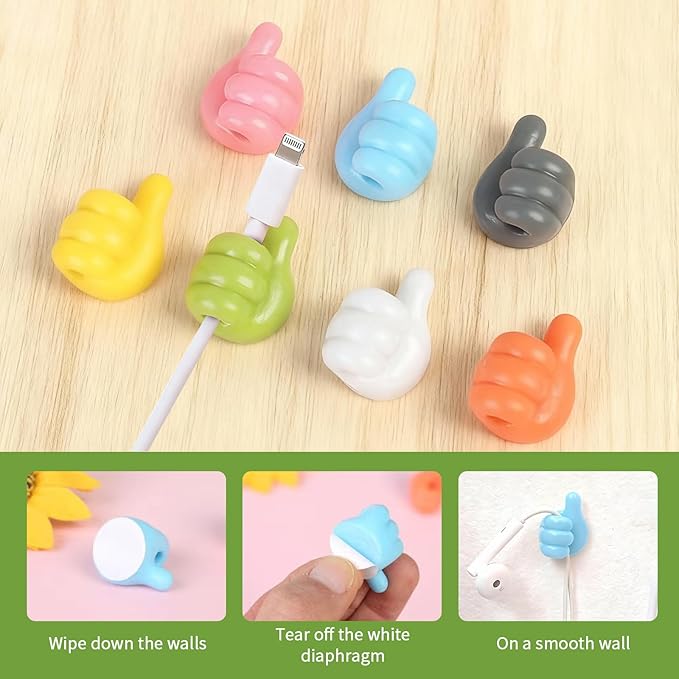 10Pcs Creative Thumbs Up Shape Wall Hook
